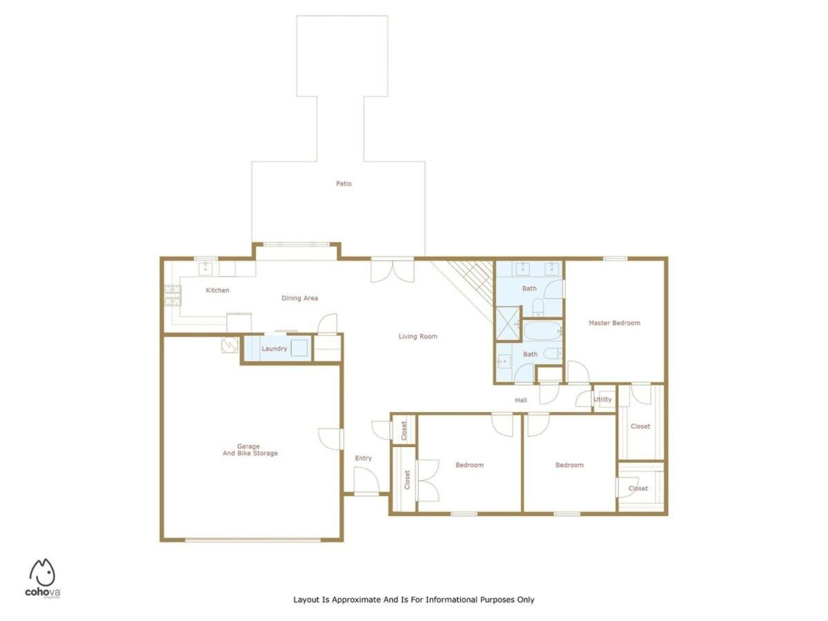 Apartment Osage Oasis-bikes Available-1 Block To Trails